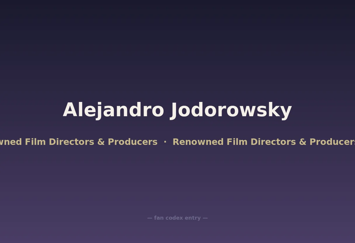 Alejandro Jodorowsky