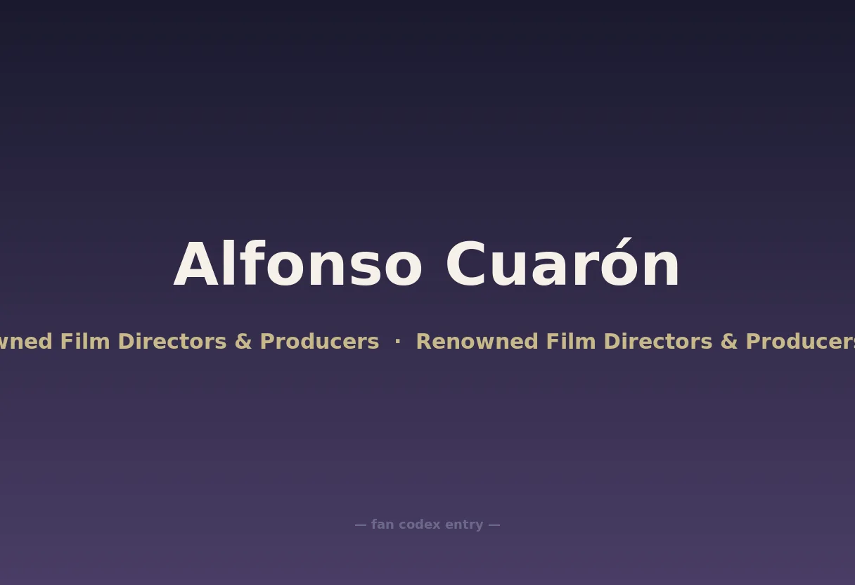 Alfonso Cuarón