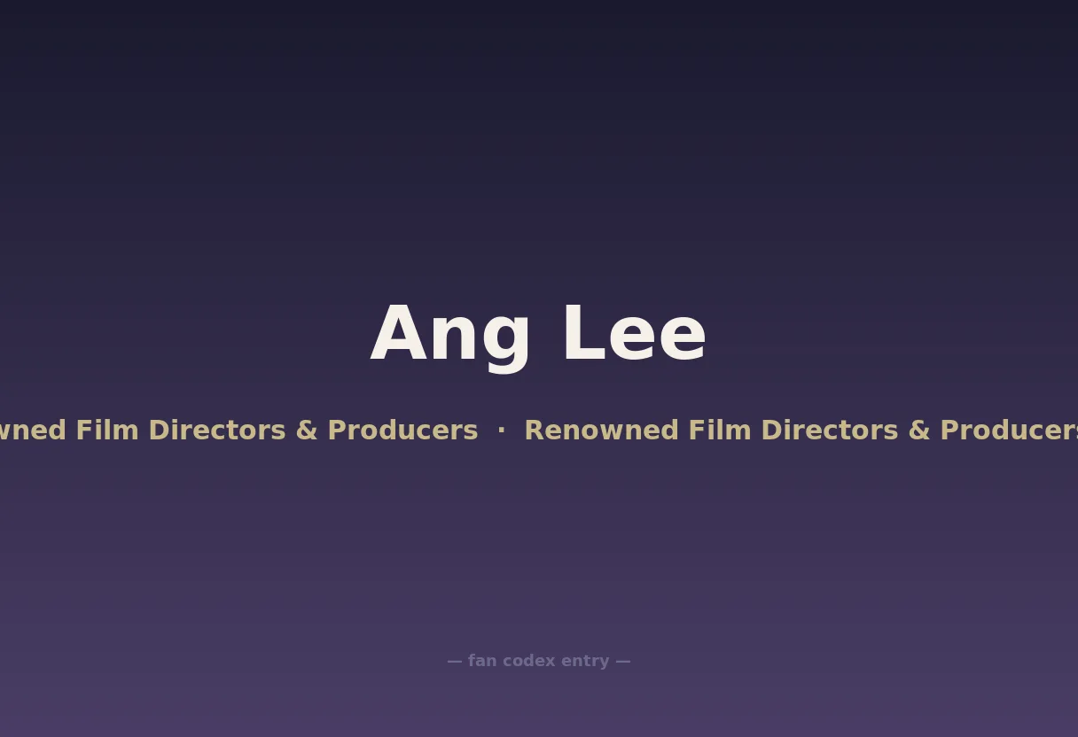 Ang Lee