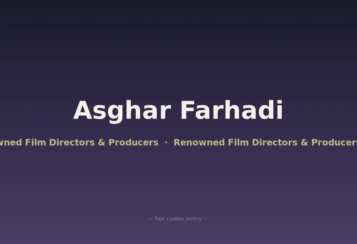 Asghar Farhadi